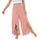 thumbnail image 1 of Leggings de color liso para mujer, pantalones de salón de cintura alta, adecuados para reuniones de amigos., 1 of 5
