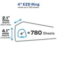 thumbnail image 3 of Avery 4" Heavy Duty Binder, One-Touch EZD Ring, Black, 780 Sheets, 3 of 9