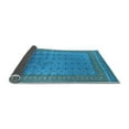 thumbnail image 2 of Ahgly Company Indoor Round Oriental Light Blue Industrial Area Rugs, 5' Round, 2 of 4