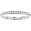 Frolic 1/10 Carat T.W. Certified Diamond 10kt White Gold Band