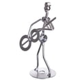 thumbnail image 5 of Berry President Estatua/figurilla de alambres y tornillos de hierro fundido para decoración del hogar de 5,0" (guitarrista), 5 of 5