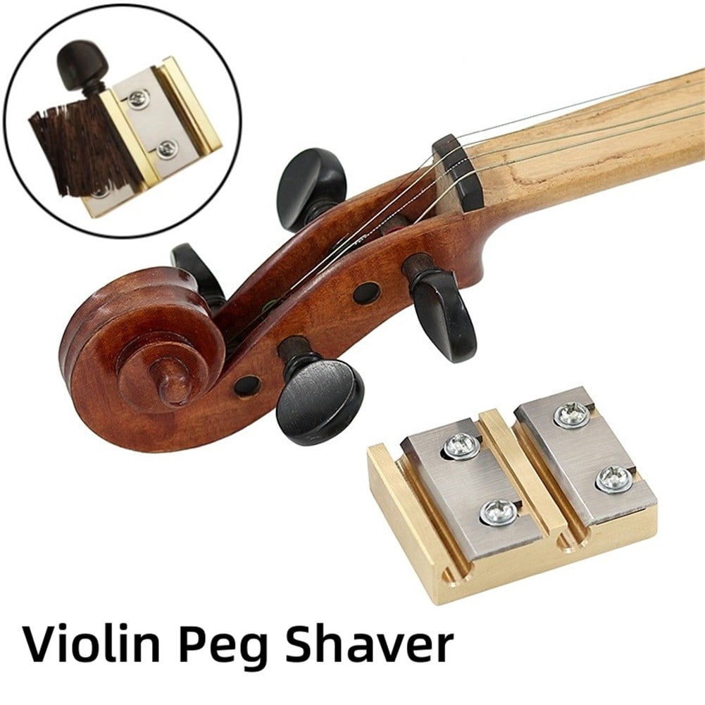 Couteau à Rasoir Pour Chevilles De Violon - Outil Luthier, Diamètre Trou 7,8-8 Mm, Compatible Violon 4/4 Et 3/4, Laiton Et Acier