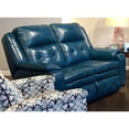 thumbnail image 2 of Southern Motion Inspire Leather Power Reclining Loveseat in Peacock Blue, 2 of 2