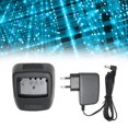 thumbnail image 3 of Base De Carga Para Walkie Talkie, Enchufe Europeo De 100-240V, Base De Carga Para Batería De Radio De Escritorio, Entrada De 12V, Color Negro Para TK2400 Para, 3 of 7