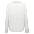 thumbnail image 3 of Yunliwuli Women's Long Sleeve Shirts, Casual Loose Button-Down Turndown Collar Tops, Office Lady Outwear Top Cloth, 3 of 6