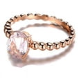 thumbnail image 3 of 1.00 Carat Solitaire Morganite Gemstone Engagement Ring in Rose Gold, 3 of 4