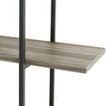 thumbnail image 2 of Danya B. Antigua Crossed Double Rectangle Shelf Unit, 2 of 7