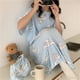 thumbnail image 3 of Pijama de Anime Sanrio Kuromi de Cinnamoroll Hangyodon, ropa de estar por casa de manga corta, sección delgada, talla grande, Verano, 3 of 4