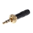 thumbnail image 2 of facefd 3.5mm Screw Lock Stereo Jack Male Plug Metal Audio Solder Adapter black, 2 of 8