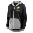 thumbnail image 2 of Women's  Black Pittsburgh Penguins Hit It French Terry Full-Zip Hoodie, 2 of 3