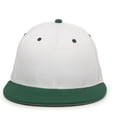 thumbnail image 3 of OC Sports TGS1930X Proflex Bamboo Charcoal Flat Visor Cap - Wh Dark Gn, 3 of 8