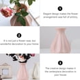 thumbnail image 4 of FUTUREORYY 1Ud Jarrón De Plástico Imitación Cerámica Rosa Resistente Para Profesional, 4 of 7
