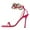 Pink, variant on FSJ Women Sexy Square Open Toe Stiletto High Heel Sandals Large Gold Chain Buckle Strap Sandals Prom Dressy Shoes Size 10.5 Black