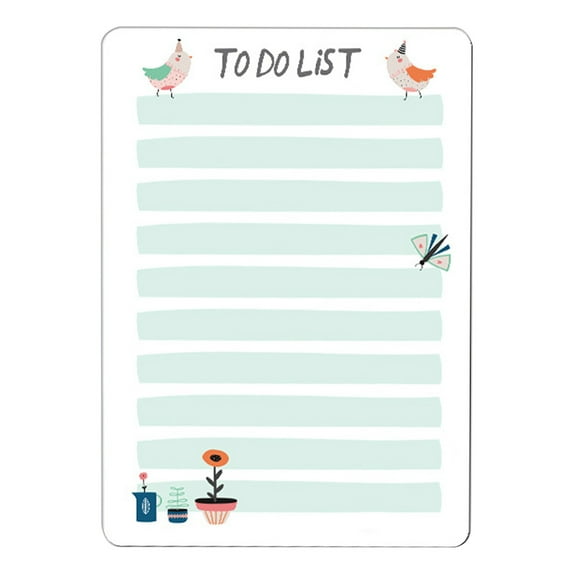 A4 Whiteboard Sheet for Kitchen Fridge Refrigerator White Board Organizer Plan