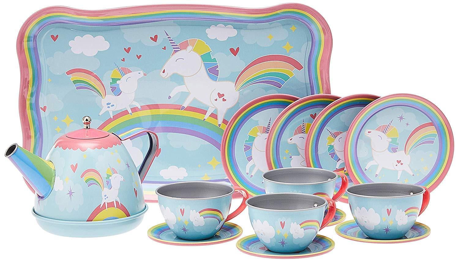 schylling unicorn tea set