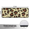 thumbnail image 5 of Kitchen Rugs Sets Of 2,Gold and Brown Of Leopard Print Anti Fatigue Kitchen Mat Rugs Non Slip Washable,Decorative Kitchen Floor Mats for Kitchen,Sink,Laundry,17"x47"+17"x47", 5 of 5