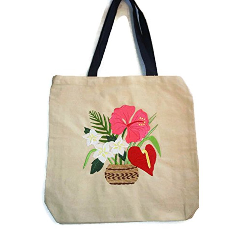 embroidered beach bags