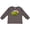 Charcoal Grey, variant on Inktastic Easter Bunny Stegosaurus with Eggs and Pink Ears Boys or Girls Long Sleeve Toddler T-Shirt