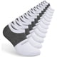 thumbnail image 1 of Mens No Show Socks Cotton Invisible Low Cut Ankle Socks 6-10/11-13 with Non Slip Grips 6 Pairs, 1 of 5
