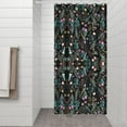 thumbnail image 3 of Vintage Bee and Bloom Garden Curtain – Watercolor Rustic Floral Aesthetic, 36x72 Inches, 3 of 5
