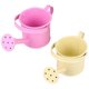 thumbnail image 1 of 2pcs Creative Watering Tin Simple Watering Pot Durable Iron Sprinkling Kettle Portable Can for Garden Home Plants Flower (Beige and Pink), 1 of 3