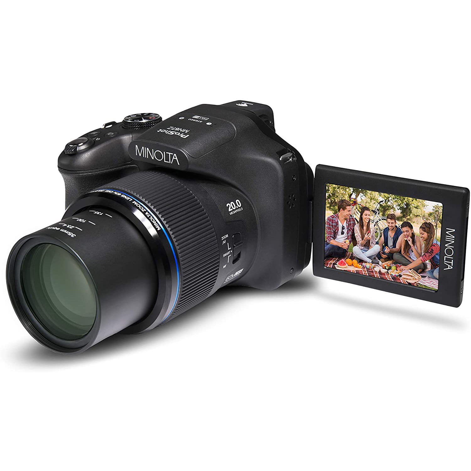MN67Z 20MP FHD Wi-Fi Bridge Camera with 67x Optical Zoom - Black