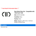 thumbnail image 2 of Rear Brake Shoe Set - Compatible with 1965 Ford F-250, 2 of 2