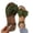 Army Green, variant on hoksml Women's Bow Decor Flat Sandals Elastic Ankle Strap Open Toe Summer Casual Dressy Shoes