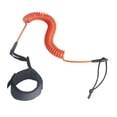 thumbnail image 5 of Vsenkes Coiled Surfboard Leash Lightweight Paddle Leash for Outdoor Shortboard Kayak Orange, 5 of 9