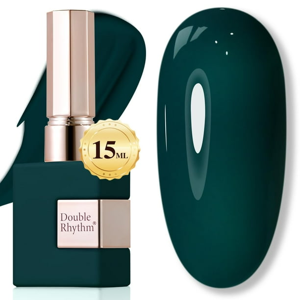 Esmalte de uñas en gel Double Rhythm Pure Sheer 15 ml Deep Green