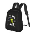 thumbnail image 2 of Funny Mathematical Happy Pi Day Backpack,Large Capacity Travel Backpack,Laptop Backpack,Water Resistant Backpack For Women Men 3, 2 of 5