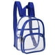 thumbnail image 2 of Mochila transparente mini para estadios USPECLARE azul, 2 of 3