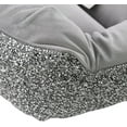 thumbnail image 3 of Pet Bed, Sparkling Rhinestones, Soft, Comfortable Velvet, for Lounging Dogs, Cats, Pets, Silver, Small, Sold Individually, 3 of 7