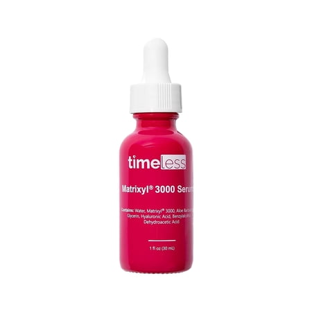 Timeless Skin Care Matrixyl 3000 Serum Personal Care Face Serum Supports Hydration with Hyaluronic Acid Fragrance Free for Skin Care 1 Fl oz
