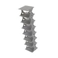 thumbnail image 3 of Luzkey Vertical Shoe Rack Corner Storage Organizer for Doorway Entryway Small Space 8 Tier, 3 of 8