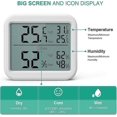 thumbnail image 4 of Digital Thermo Hygrometer, Large Indoor Lcd Thermometer, Temperature Humidity Meter With Min/max, 4 of 5