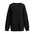 thumbnail image 5 of Fashion Women's Casual Plus Size Shirt Tunic Long Sleeve Solid Color Top Pleated Casual V-Neck Lightweight Blouse Top, 5 of 5