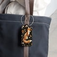thumbnail image 6 of PhooArto 2 PCS Luggage Tag for Suitcase Bag Tags for Backpacks Baggage Handbag School Instrument Tag Label, Fox and Flowers Pattern, 6 of 6