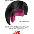 thumbnail image 4 of JVC Spiral Dot Replacement Earpieces, 4 Pieces, EP-FX10 (MS) size, Black, 4 of 6