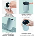 thumbnail image 6 of Duslogis Household Unbreakable Reusable Drinking Cup Set 4 Colors, Plastic Toothbrush Cup 300 ml (10 oz) Dishwasher Safe (Light Blue & Navy & Light Pink & Light Grey), 6 of 7