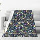 thumbnail image 1 of Balery Purple-Gold Triangles Manta de Felpa Suave y Acogedora – Cobija de Franela Aterciopelada para Cama, Lavable y Cálida para Sofá, Mascotas, Transpirable-80"x60", 1 of 7
