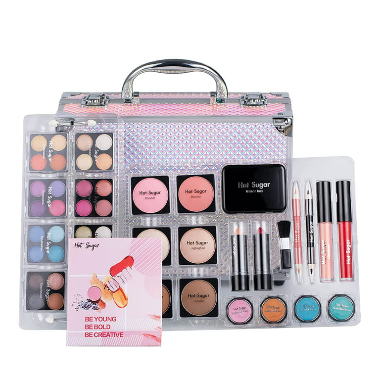 Hot Sugar Ultimate All-in-One Makeup Kit for Teen Girls, Basic Makeup Gift  Set for Women - Create Stunning Looks with 52 Shades and Accessories  (Mermaid) 