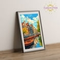 thumbnail image 2 of Eastern Print Amsterdam Poster, Travel Poster, City Prints Wall Decor, Travel Art Prints Decor, Vintage Travel Decor For Bedroom, Living room, Home Office, UNFRAMED 11x14, 12x18, 2 of 4