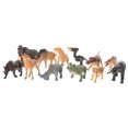 thumbnail image 3 of Modèles d'Animaux Jouets en Plastique Écologique 12 Pcs 2.4x1.6x1In, 3 of 9