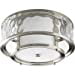 thumbnail image 3 of Progress Canada Bay Court 2-Light Flush Mount Ceiling Fixture, Brushed Nickel, 3 of 3