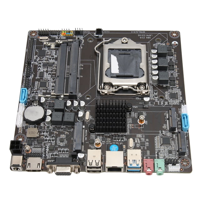 M Buder Tarjeta Madre H81 Mini ITX LGA 1150 Dual Channel DDR3 USB 3.0 para PC Gaming y All-in-One