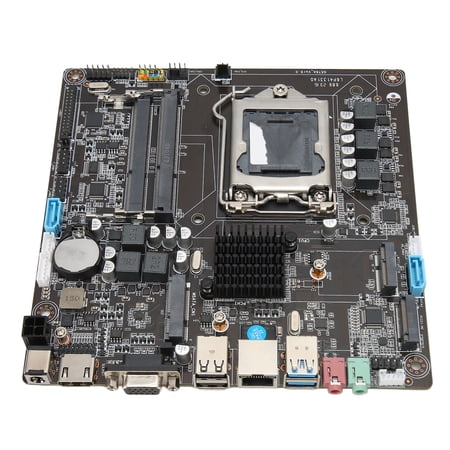 NFTIGB H81 Mini ITX Motherboard LGA 1150 Socket Dual Channel DDR3 Support for Intel Core i3 i5 i7 4th 5th Gen CPU 16GB RAM Micro ITX for Gaming PC All-in-One Desktop 6.69 inches / 17 cm