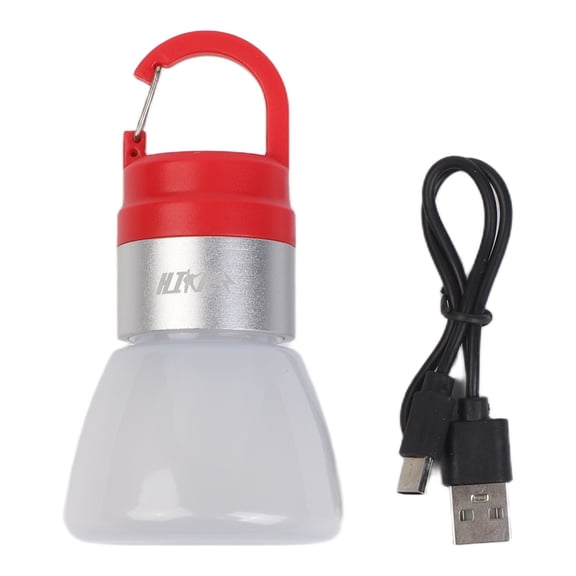 Portable camping light outdoor night work light tent hanging light with hook