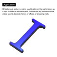 thumbnail image 4 of Unique Bargains 3D Acrylic Alphabet Mirror Wall Stickers Letter I Self-Adhesive Home Decor Letter Sign Art Sticker Decal Blue, 4 of 7