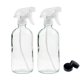 thumbnail image 1 of Se puede rellenar una botella pulverizadora de vidrio de 2 uds. De 500ML, muy adecuada para aceites esenciales, plantas, soluciones de limpieza, laca para el cabello 2755, 1 of 6